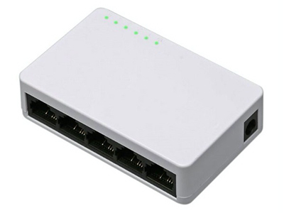 foto noticia Switch LAN de cinco puertos.